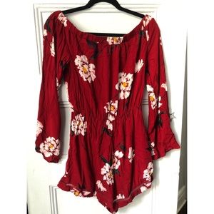 KENDALL & KYLIE PacSun Floral Romper